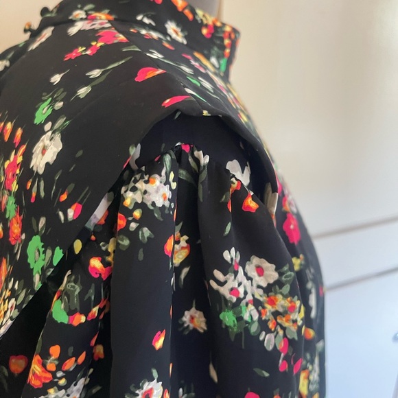 H&M Floral Print Blouse Size XL - Picture 11 of 11